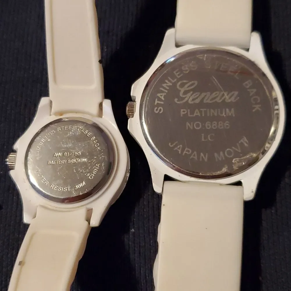 Resellers Collecters Lot 7 White Watch  Women's Working Watches Bands‎ NO OFFERS